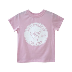 ALL STARS GIRLS STANDARD TEE BABY PINK